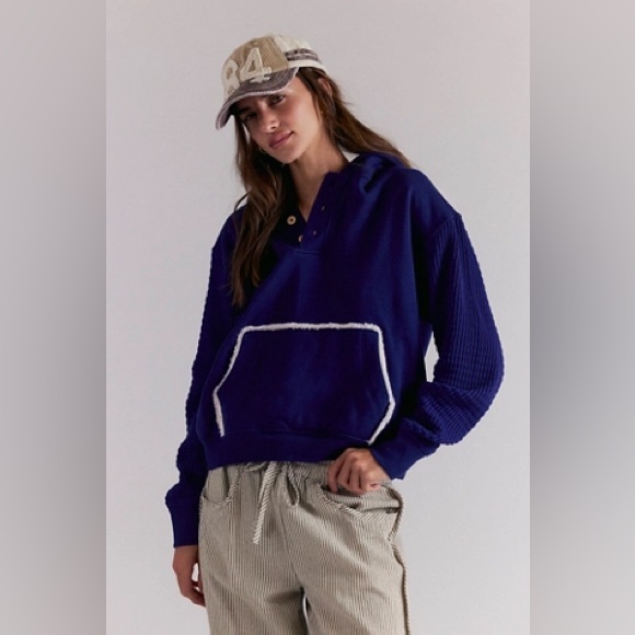 Free People Tops - NWT! FP Free People Cozy Time Hoodie Sz XS & Medium